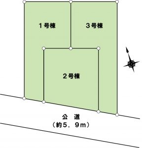 登戸　アーネストワン　3棟区割り図