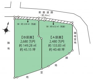 区割り図